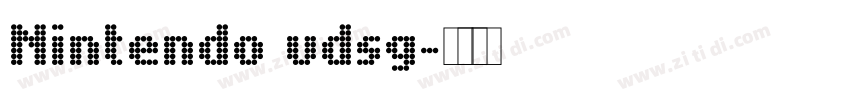 Nintendo udsg字体转换